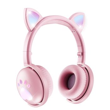 7.1 Surround Sound Cat Ear Gaming Headset With Mic - Orange