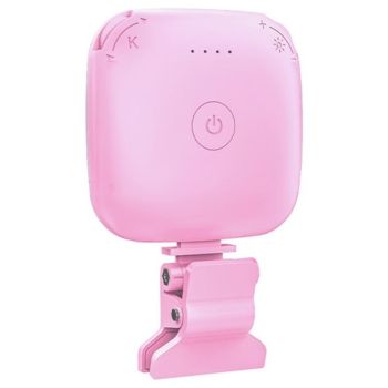 Portable Mini Clip-on Led Fill Light for Video Conferencing and Live Streaming - White
