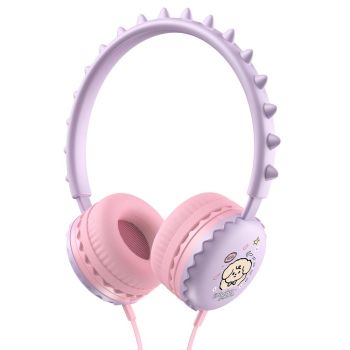 Cartoon Stereo Headphones With Mic Y19 - Cute Rabbit