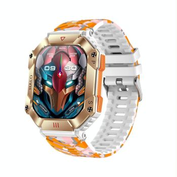 2.0 Inch Bt5.1 Ip67 Sport Smart Watch Support Bluetooth Call / Sleep / Blood Oxygen / Heart Rate / Blood Pressure Health Monitor - Black