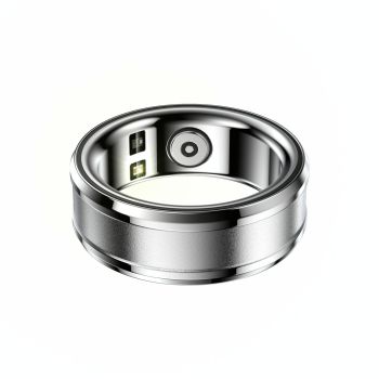 18 Smart Ring With Heart Rate Oxygen & Sleep Monitoring - White
