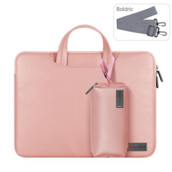 15 Inch Waterproof Laptop Bag with Power Pack and Inner Pouch - Rose Gold