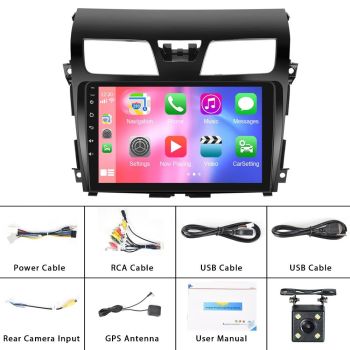10.1 Inch Car Mp5 Player For Nissan Teana 13-16 - Wifi 2 + 64G Reversing Video Screen - Standard + 12 Lights Camera