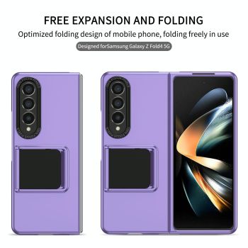 For Samsung Galaxy Z Fold4 5G Foldable 3D Design Phone Case - Blue
