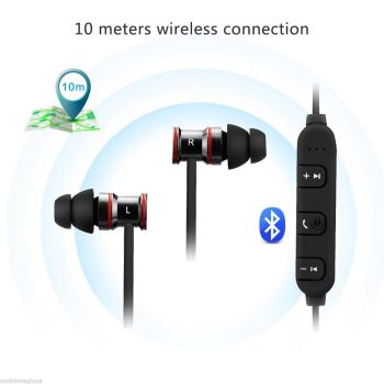 Waterproof Magnetic Sport Earbuds with Mic - Wireless Bluetooth V4.1 - Ip7G9654D