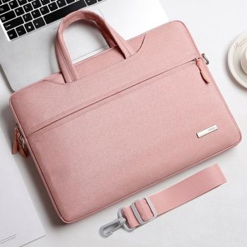 15.6 Inch Inner Bag with Shoulder Strap for Handbag or Laptop - Black