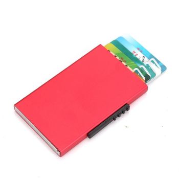 Aluminum Rfid Blocking Credit Card Holder - Silver