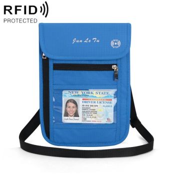 Rfid Passport Storage Bag Anti Theft Messenger - Red