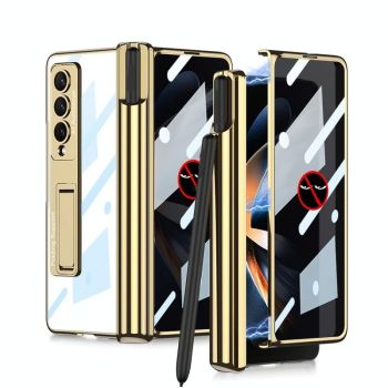 For Samsung Galaxy Z Fold4 5G Magnetic Privacy Case - Foldable - Black