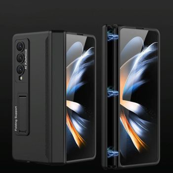 For Samsung Galaxy Z Fold4 5G Foldable Magnetic Hinged Case - Gold
