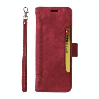 For Samsung Galaxy Z Fold4 5G Leather Dual Buckle Phone Case - Purple