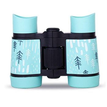 Children's Bird Watching Binoculars - 4x30 Perfect Gift - Rain Season Pink