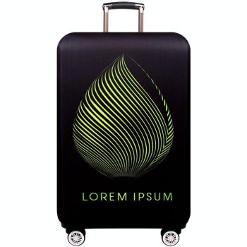 Medium Elastic Luggage Cover - Thick Wear-resistant Anti-dust Protection - Colourful Watercolour