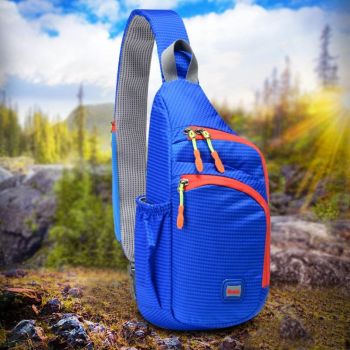 Large Capacity Chest Bag For Outdoor Sports Water Green
