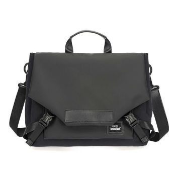 Anti-drop Crossbody Laptop Bag - Fits 13.3-16 Inch - Airbag Protection - Turmeric White