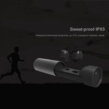 Waterproof Wireless Earbuds with Noise Cancelling and Charging Case - Green