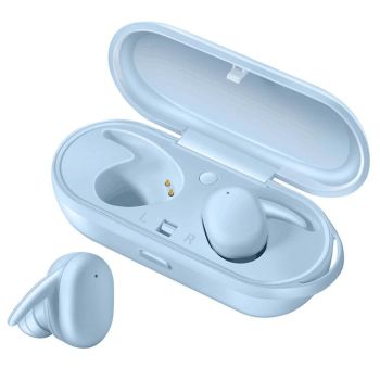 Waterproof Wireless Bluetooth Earphones with Magnetic Charging Box - 300mah - Green