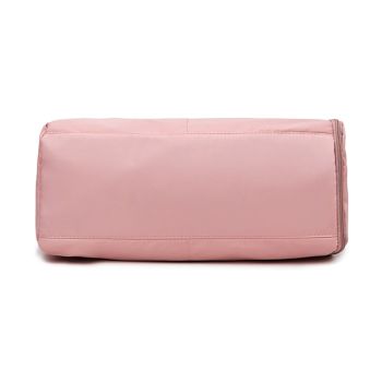 Vibe Geeks Large Capacity Dry and Wet Separation Wear-resistant Sports Fitness Storage Bag - Pink