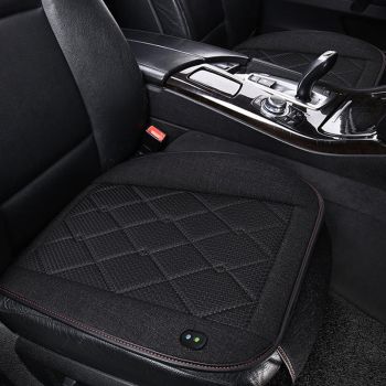 Vibe Geeks Car Seat Cover Cooling Pad Electric Air Ventilator Seat Cushion - Beige