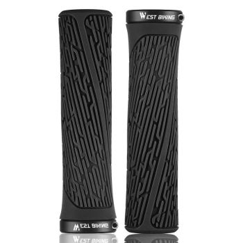 A Pair Of Anti-Slip Shock Absorber Bike Handlebar Cover - Rose Pink
