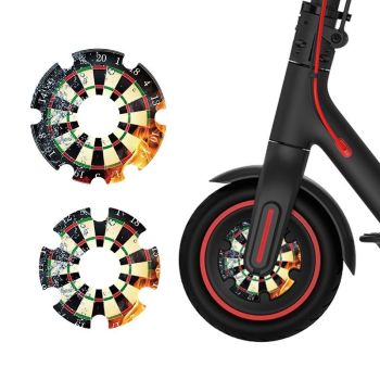 Waterproof Sticker for Xiaomi M365 Scooter Motor - 1 Pair - Colorful 9