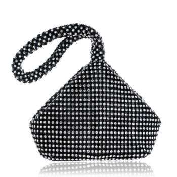 Diamond Handbag for Fashion Banquets and Parties - Gold