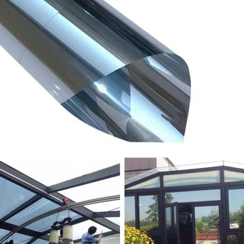 60cm x 1m Uv Reflective Privacy Window Film - one Way Decorative Sticker - Gold