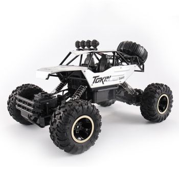 37cm Remote Control Bigfoot Climbing Car - 1 12 Alloy 4wd Cross-country Toy - Gold