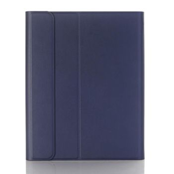 Ultra-Thin Detachable Bluetooth Keyboard Tablet Case For Ipad 10.2 2019 With Stand & Pen Slot - Blue