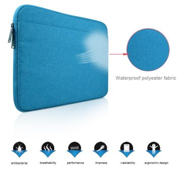 Portable Oxford Cloth Laptop Bag For 12 Macbook And Tablets - Blue