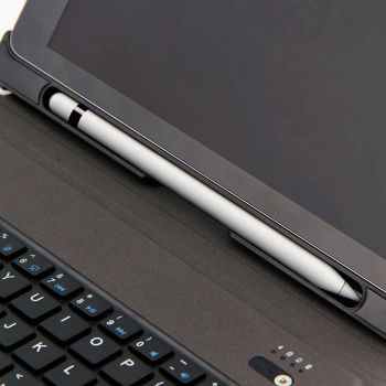 Detachable Bluetooth Keyboard & Leather Tablet Case For Ipad Air / Pro 9.7 - Blue