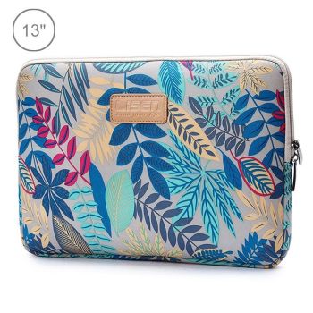Colourful Leaves Sleeve Case for Macbook Samsung Sony Dell Alienware Chuwi Asus Hp Laptops - Blue