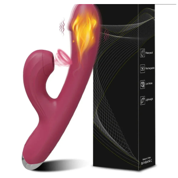 Vibrating Clit Sucker for Women G Spot Stimulator Heat - Purple