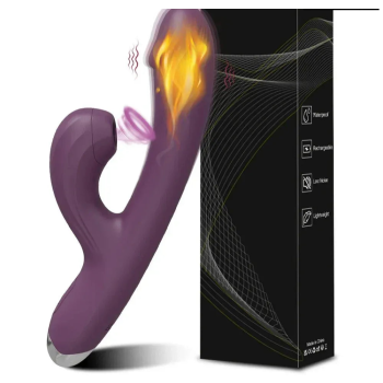 Vibrating Clit Sucker for Women G Spot Stimulator Heat - Red