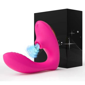 Vibrating Clit Sucker for Women G Spot Stimulator Female Masturbator - Pink