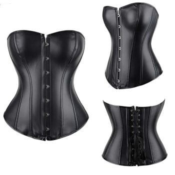 Steampunk Plus Size Slimming Body Shapewear Corset Red / Black - Red - 5Xl