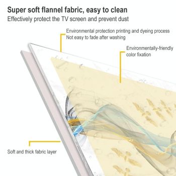 47 48 Inch Dust Proof Tv Cover Moon