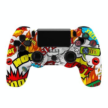 Wireless Bluetooth Game Controller for Ps4 with Dual Vibration and Light Strip - Burst