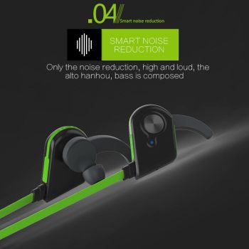 Wireless Bluetooth In-ear Headset with Magnetic Switch & Indicator Light - Red