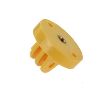 Universal Camcorder Mount Adapter for Gopro Hero Cameras - Tripod Compatible - Red