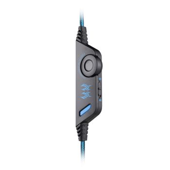 3.5Mm Gaming Headset With Mic & Led For Laptop / Phone - Red Black