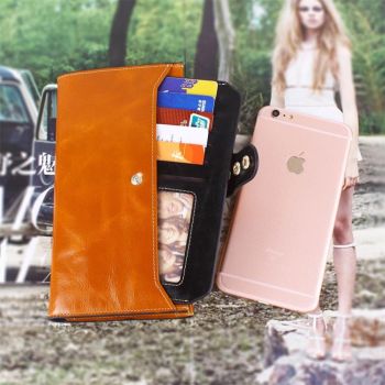 Detachable Card Holder Women Leather Wallet - Blue Rfid - Ccb6684Zr
