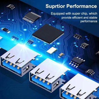 Usb 3.0 Multi-Port Splitter Adapter Silver