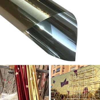 80cm x 1m Uv Reflective Privacy Window Film - one Way Decorative Sticker - Silver