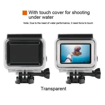 Waterproof Housing Case for Gopro Hero6 / 5 with Touch Screen Back Cover - 45m