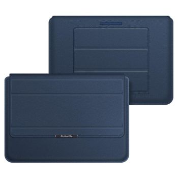 Waterproof 4-in-1 Laptop Holder with Wrist Protection - Fits 17 Inch - Navy Blue
