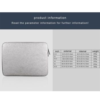 Universal 13 Inch Oxford Cloth Laptop Tablet Bag - Soft and Wearable - Navy Blue