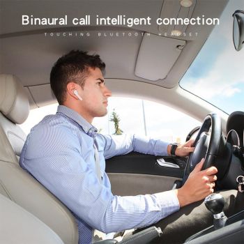 Wireless Stereo Earphones with Touch Control and Magnetic Charging Box - Upgraded V5.0