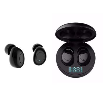 Wireless Earphones with Led Charging Box - J1 Tws - White