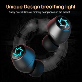 Wireless Bluetooth Earphones with Charging Box - White